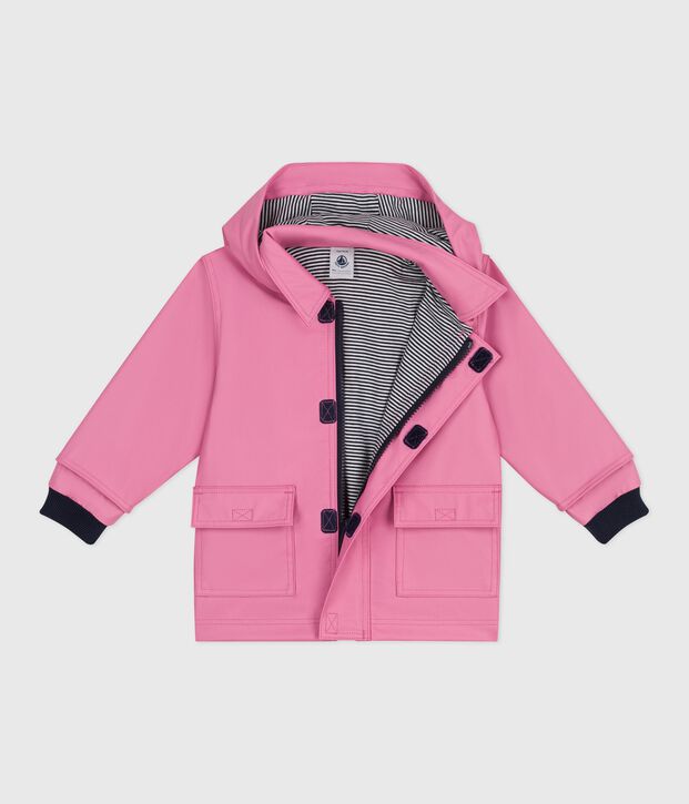 Babies' iconic plain raincoat pink