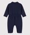 Babies' Thick Jersey Playsuit SMOKING blue