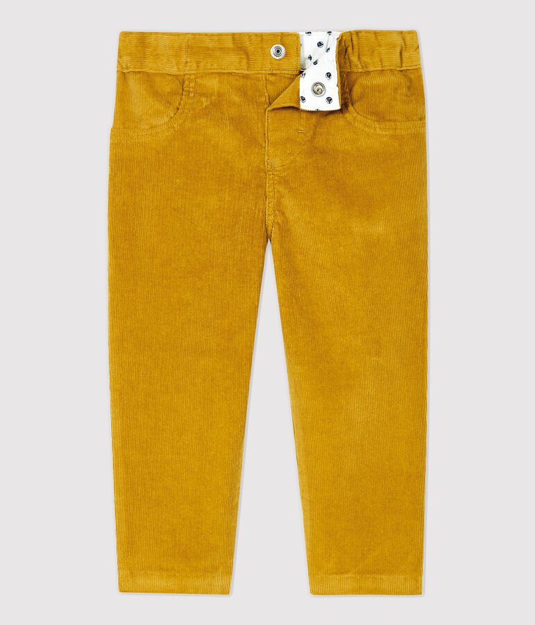 Babies' Velour Trousers yellow