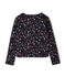 Quilted double knit cardigan SMOKING blue/MULTICO white