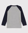 Tee-shirt manches longues en jersey enfant garçon SUBWAY grey/SMOKING blue