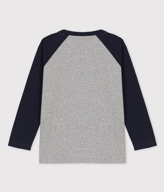 Tee-shirt manches longues en jersey enfant garçon SUBWAY grey/SMOKING blue