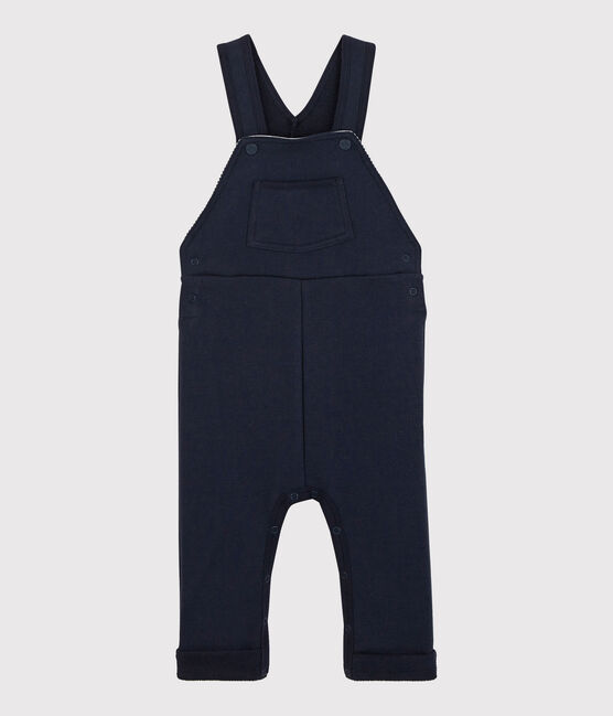Babies' Fleece Dungarees SMOKING blue