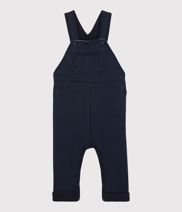 Babies' Fleece Dungarees blue