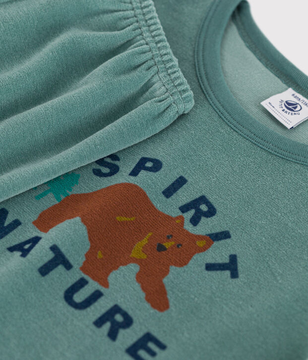 Children's Unisex Velour Pyjamas green/multicolor