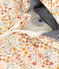 Babies' printed puffer jacket with a hood AVALANCHE white/MULTICO