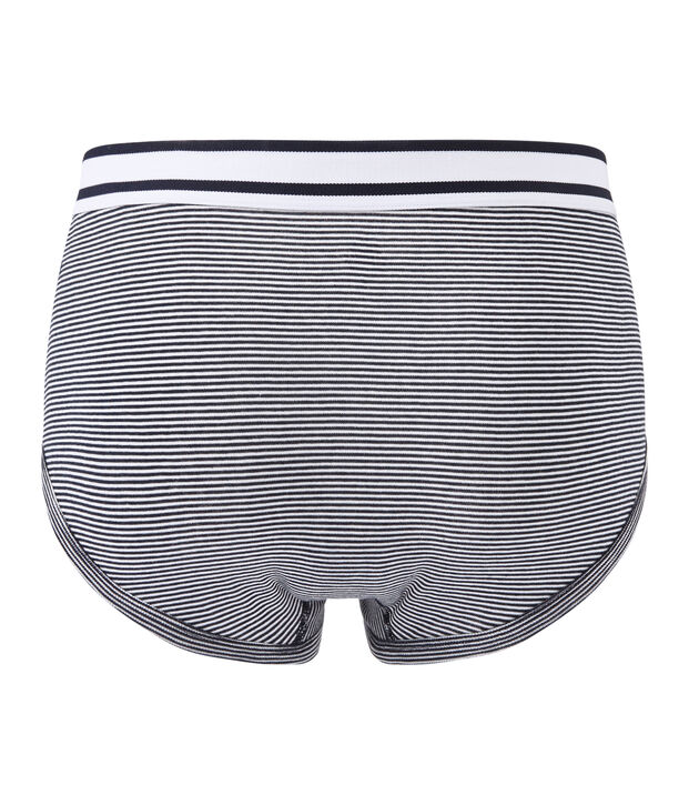 men's milleraie striped briefs blue/white