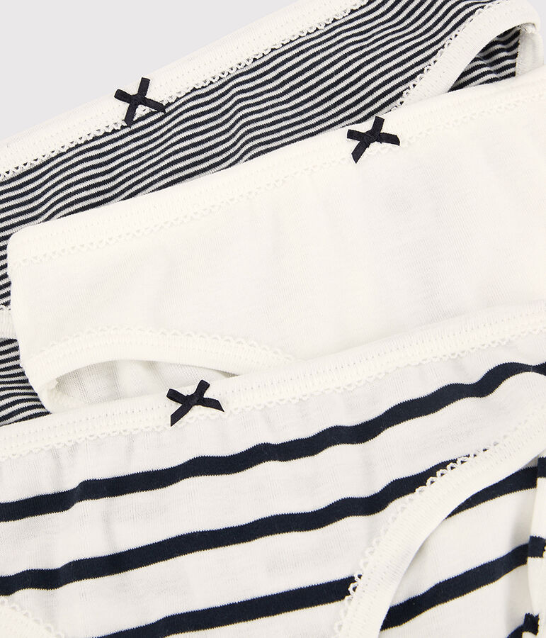Girls' Striped Knickers - 3-Pack variante 1