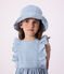 Children's sleeveless cotton dress BLEU CLAIR blue