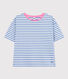 Women's Boxy Stripy Cotton T-Shirt
