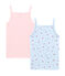 Little girl's strap vest duo variante 1