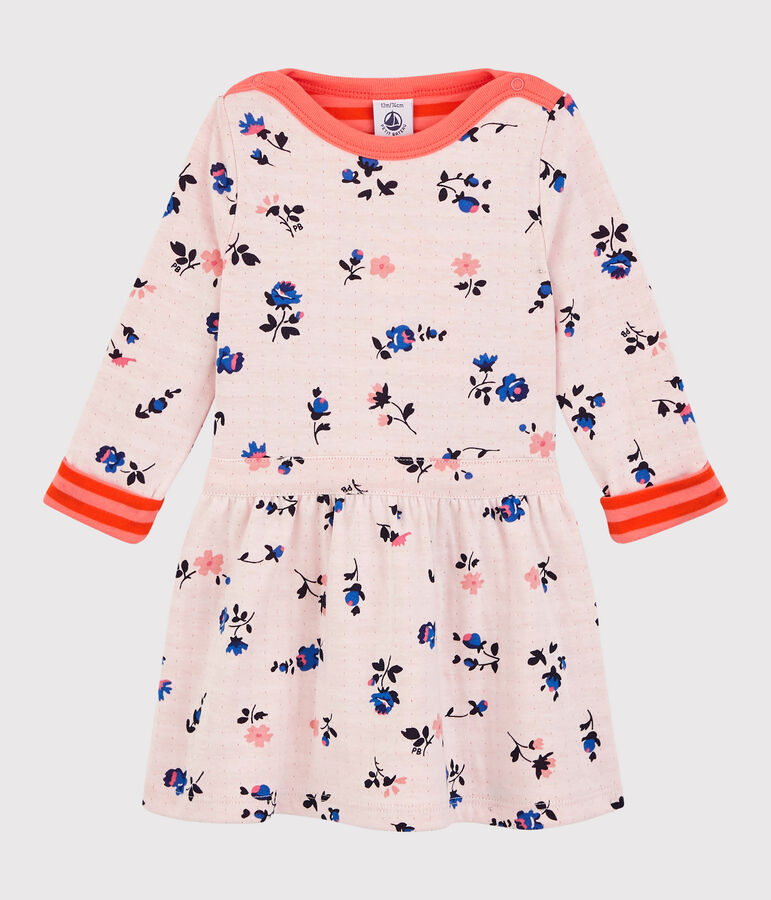 Babies' Cotton Dress PEACHY /CAROTTE