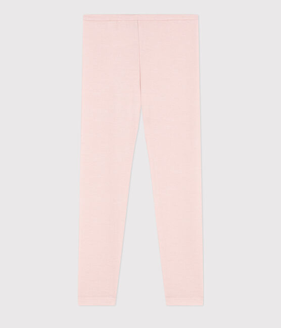 Children's Unisex Wool and Cotton Leggings SALINE pink