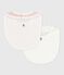 Pack of babies' floral-print cotton bibs variante 1