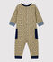 Babies' Fleece Jumpsuit JERRYCAN beige/MULTICO