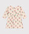 Babies' long-sleeved dress AVALANCHE yellow/DAISY white