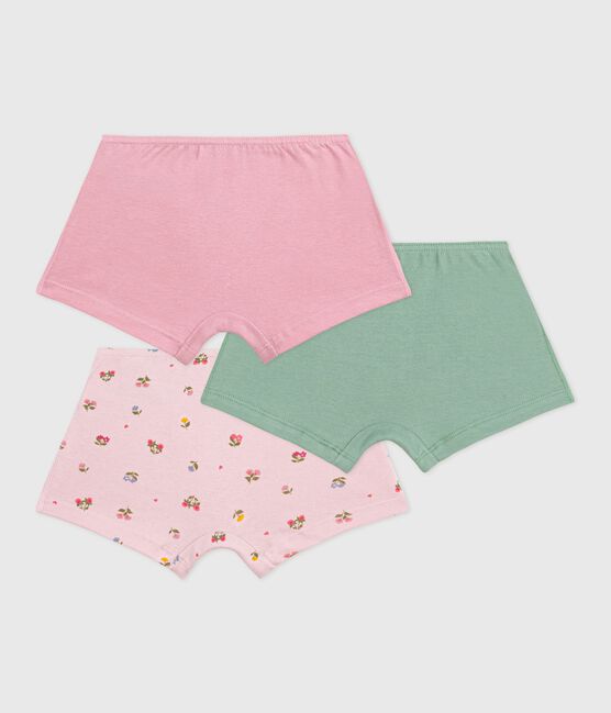 Pack of floral-print cotton shorties for children variante 1