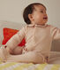 Babies' velour pyjama suit