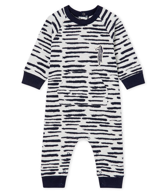Baby Boys' Long Jumpsuit by Jean Jullien MARSHMALLOW white/DASH CN
