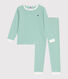 Children's stripy cotton pyjamas