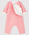 Babies' Long Jumpsuit in Quilted Tube Knit CHARME pink