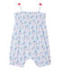 Baby girl's print romper