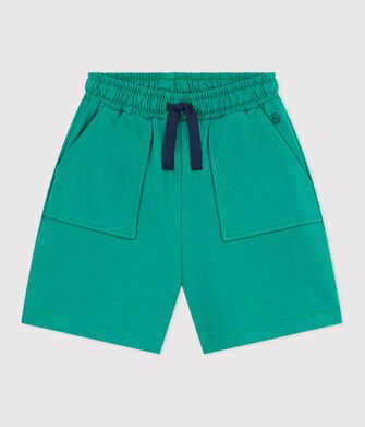 Children's Bermuda shorts in plain cotton