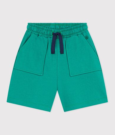 Children's Bermuda shorts in plain cotton