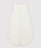 Babies' Starry White Organic Cotton Easy-Care Sleeping Bag MARSHMALLOW white/GRIS grey