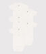 Wrapover Short-Sleeved Bodysuits - 5-Pack