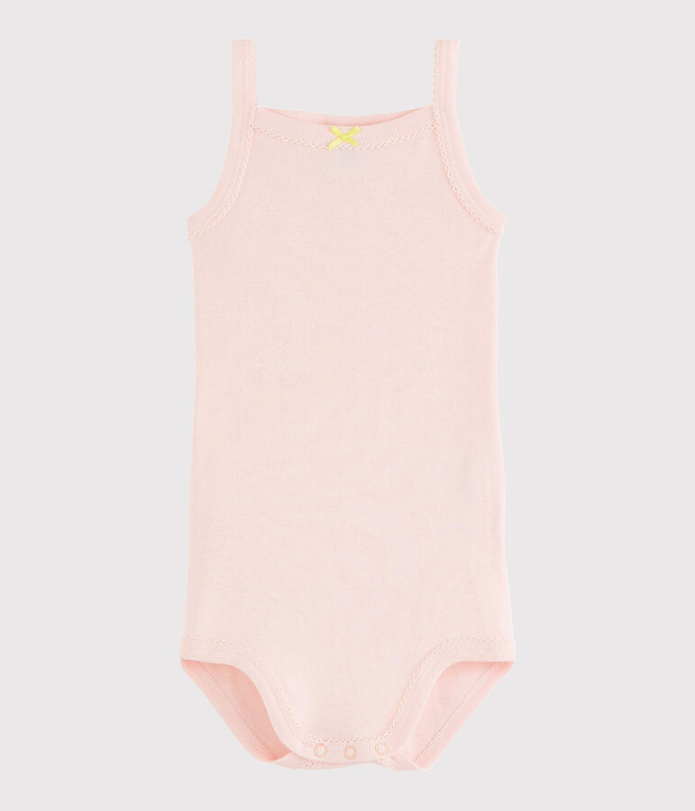 Baby Girls' Strappy Bodysuit pink