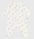 Babies' footless bear-print cotton pyjama suit