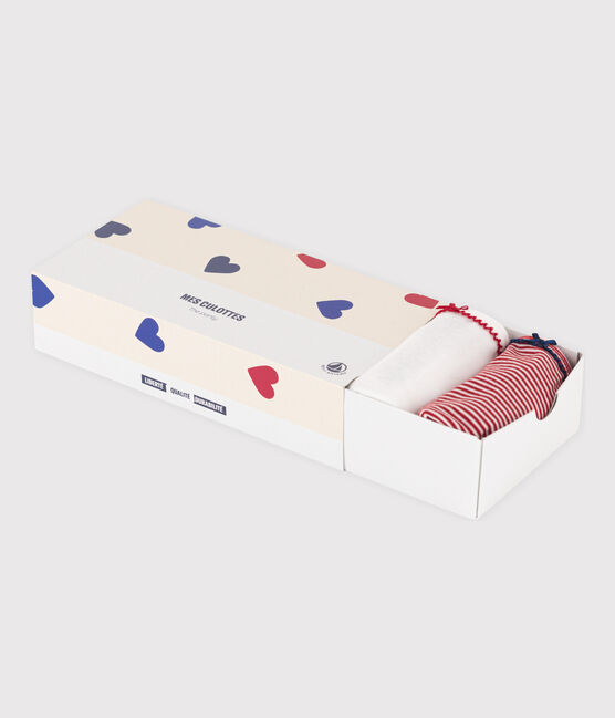Girls' Heart Patterned Cotton Briefs - 5-Pack variante 1