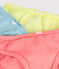 Girls' Colourful Openwork Organic Cotton Knickers - 3-Pack variante 1