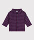 Babies' checked flannel shirt