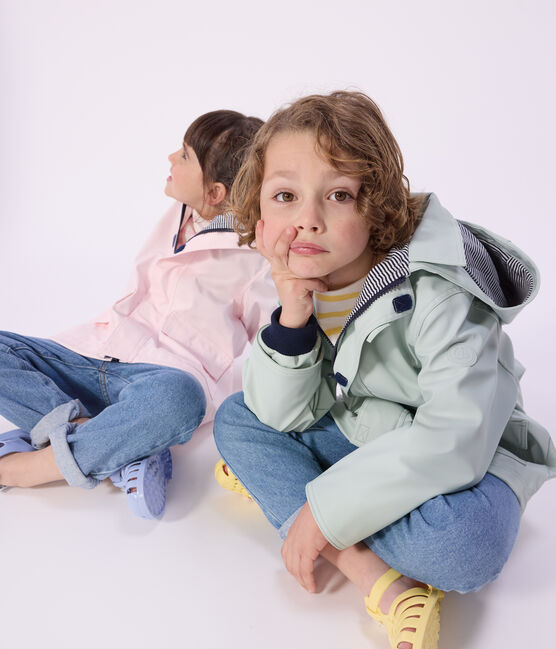 Children's iconic raincoat SPRAY blue