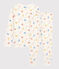 Unisex Multicoloured Monkey Print Organic Cotton Pyjamas MARSHMALLOW white/MULTICO white