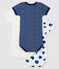 Baby girls' short-sleeved bodysuit - Set of 3 variante 1