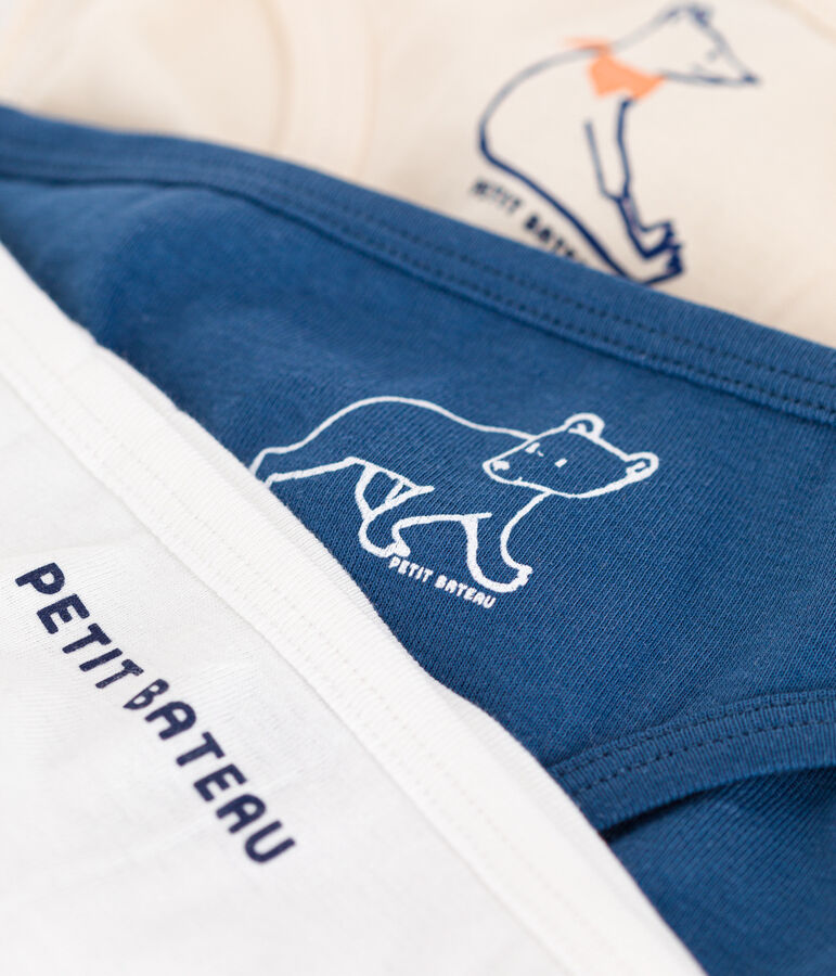 Lot de 3 culottes en coton enfant multicolor