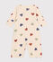 Babies' Cotton Jumpsuit/Sleeping Bag AVALANCHE white/MULTICO