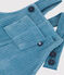 Babies' Velour Dungarees POLOCHON blue