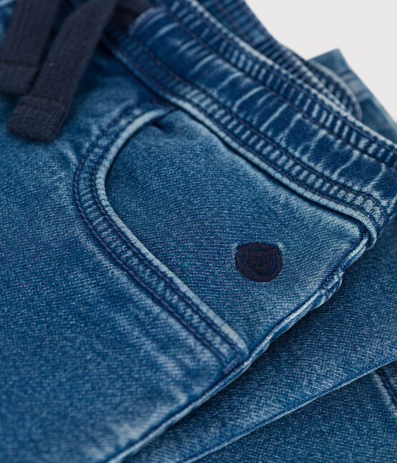 Boys' Regular Denim Trousers BLEU DELAVE blue