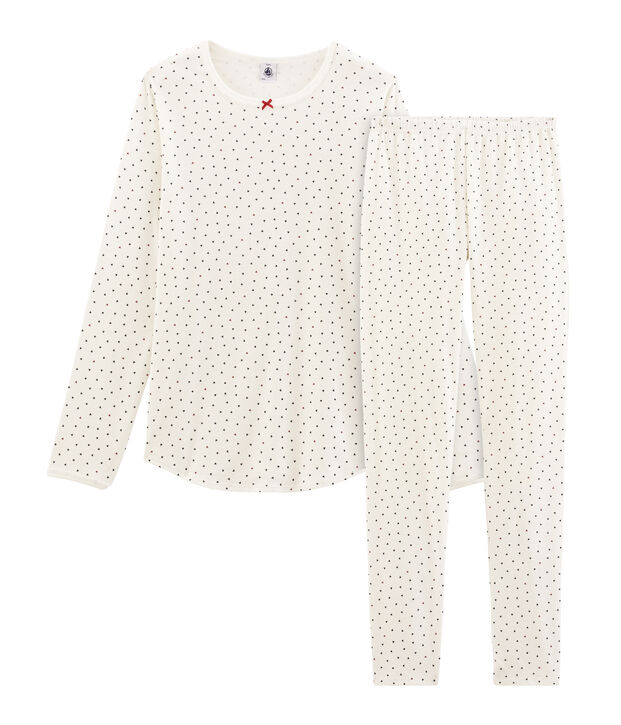 Girls' Pyjamas white/multicolor