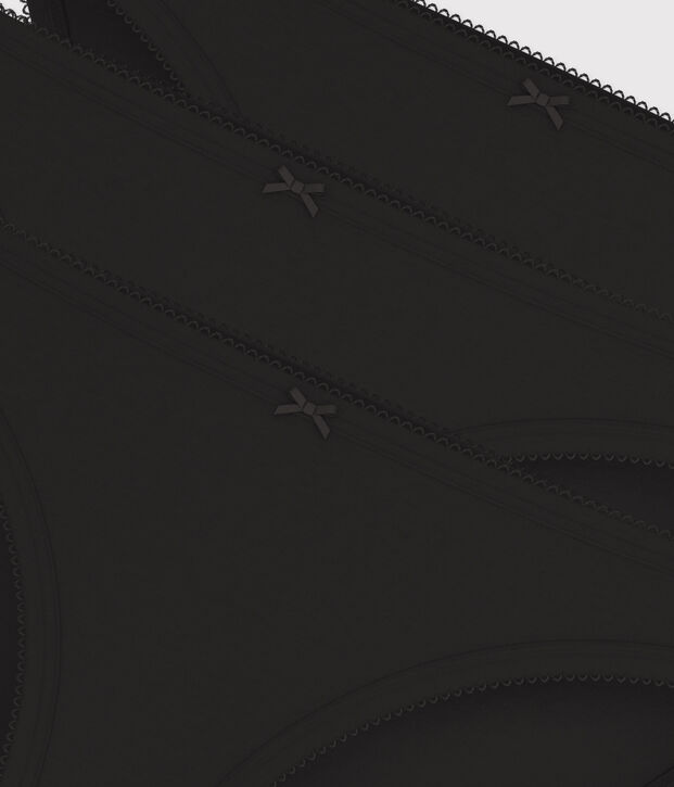 Women's Fine Cotton Briefs - 3-Pack multicolor