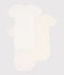 Short-Sleeved Cotton Heart Bodysuits - Pack of 3 variante 1