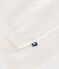 Children's cotton cardigan with a decorative stitch pattern MARSHMALLOW white