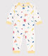 Popperless and Footless Cotton Sea Animals Sleepsuit