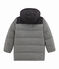 Boy's parka in water resistant flannel SUBWAY CHINE grey