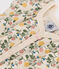 Babies' Short Floral Cotton Playsuit AVALANCHE white/MULTICO