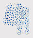 Girls' or Women's Heart Print Ribbed Pyjamas